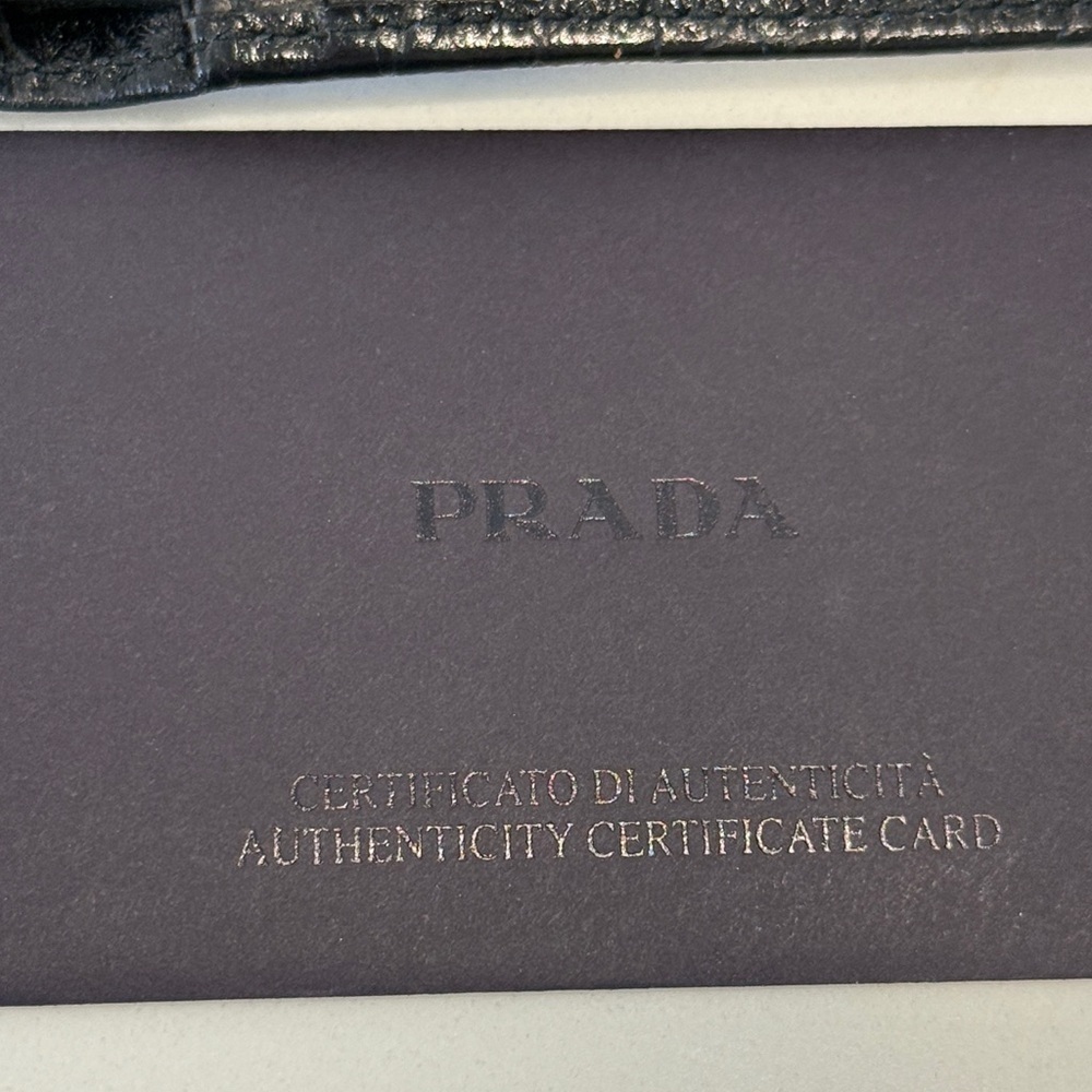 Prada Crocco Bifold Wallet - Picture 13 of 16